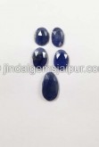 Blue Sapphire Rose Cut Slices